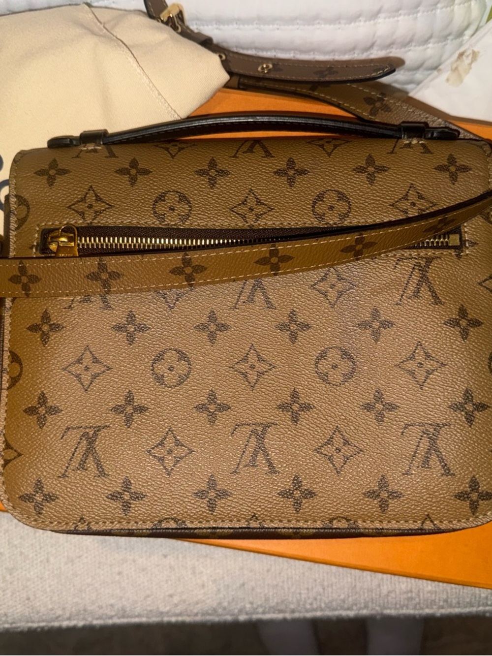 Louis Vuitton Two-Tone Monogram Pochette Métis - Brown & Tan - Picture 6 of 10